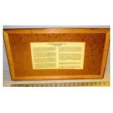 Back of Bullet Board