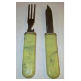 Camping Utensils w/ Bakelite case