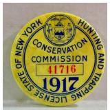 1917 Conservation Comm, License