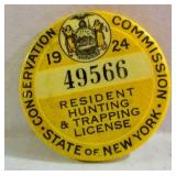1924 Resident Hunting Badge