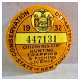 1932 Citizen Resident Badge