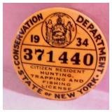 1934 Citizen Resident Badge
