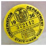 1936 Citizen Resident Badge 