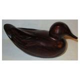 Teak Wood Carved Duck