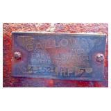 Name Plate On Engine