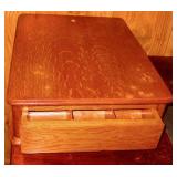 Oak Cash Box