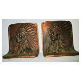 Indian Chief Bookends