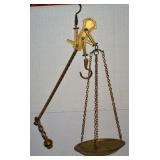 Brass Hanging Scale