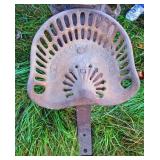 Signed Cast Iron Tractor Seat