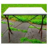 Marble Top Bistro Table