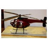 Large Wooden Helicopter