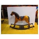 Large Wooden Rocking Horse