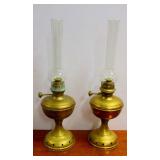 Pair of Oil Lamps