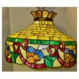 24" Hanging Antique Leaded Dome