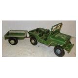 Army Jeep w/ Trailer