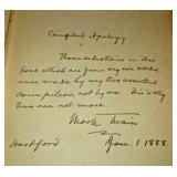 With Printed inscription