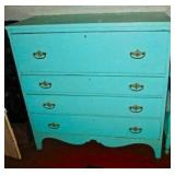 Early Chest-Painted Blue