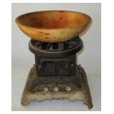 Stove & wooden Bowl