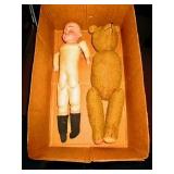 German Doll & Teddy Bear