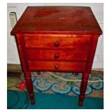 3 Drawer Cherry Stand