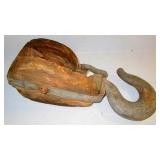 Vintage Block w/ Hook