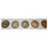 Seated Liberty Quarters