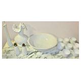 Collation of Milk Glass