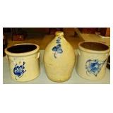 Blue Decorated Stoneware