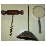 Corkscrew and Magnifier