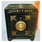 Large Cast Iron Toy Safe Bank