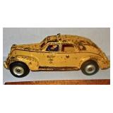 Arcade Cast Iron Yellow Taxi Cab