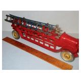 Hubley Cast Iron Ladder truck