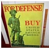 1941 WWII Bonds Poster