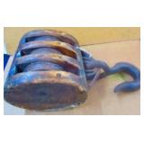 Antique Double Pulley