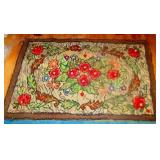 Floral Hooked Rug