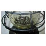 O & W Railroad Lantern Marked Globe