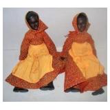 Porcelain Head African American Dolls