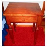 One drawer Cherry Stand