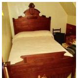 Walnut High bed