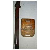 Delaware & Lackawana RR Brass Tag