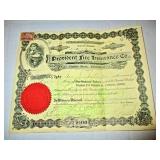 Insurance Stock Certificate