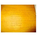 Close Up of Dates of Service