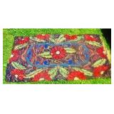 Hooked Floral Rug