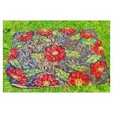 Hooked Floral Rug