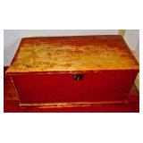 Blanket Chest In Old red