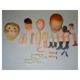 Doll Heads & Parts