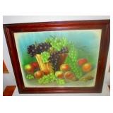 Framed Fruit Print