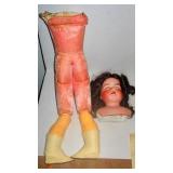 European Doll w/ Cloth Body