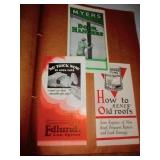 pamphlets in hardware scrapbook