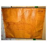 Antique New York State Map